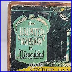 RARE 70s Disneyland Haunted Mansion Secret Panel Chest Vintage Puzzle Box. 5 1/2