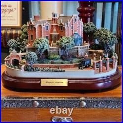 READ Comments Disney Park Olszewski Haunted Mansion Miniature Model & 3 Scenes