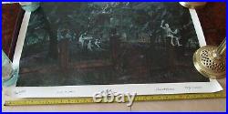 Rare Disney Gallery Haunted Mansion Lithograph Signed Artist Proof 1999