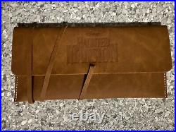 Rare Disney Haunted Mansion 2023 Leather Pouch Case Cast Crew Wrap Gift Unused