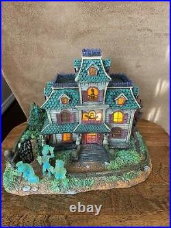 Rare Disney Nightmare Before Christmas Haunted Mansion light up house #28183