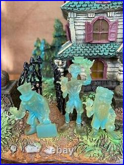 Rare Disney Nightmare Before Christmas Haunted Mansion light up house #28183
