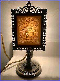 Rare Disney Nightmare Before Christmas Victorian Lithopane Lamp Limited Edition