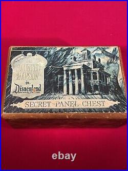 Rare Disneyland Haunted Mansion Secret Panel Chest 1970s vintage