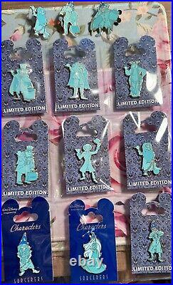 Rate Disney WDI Haunted Mantion Ghost Pins LE 300 12 Pins