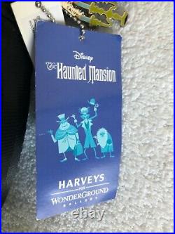 SIGNED x 2 Disney SHAG Haunted Mansion Leota Crystal Ball Harveys Seatbelt Purse