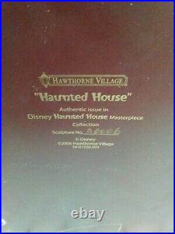 Super RARE Hawthorne Village Disney Haunted House Mansion Animated COA #6 2006