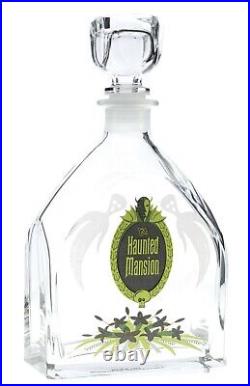 Very Rare Disney's Haunted Mansion Glass Decanter by Shag Italy Disneyland 50th