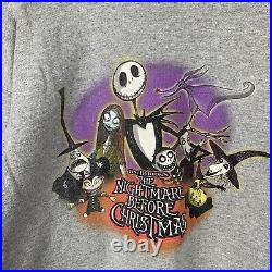 Vintage 2004 Disney Nightmare Before Christmas Haunted Mansion Sweatshirt Size L