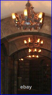 Vintage Disney World Haunted Mansion Hanging Chandelier Prop