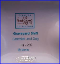 WDCC Haunted Mansion Graveyard Shift Caretaker & Dog FigurineLE 250EUC