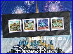 Walt Disney World Disney Parks Haunted Mansion 4 Print Set By David Doss 20x8